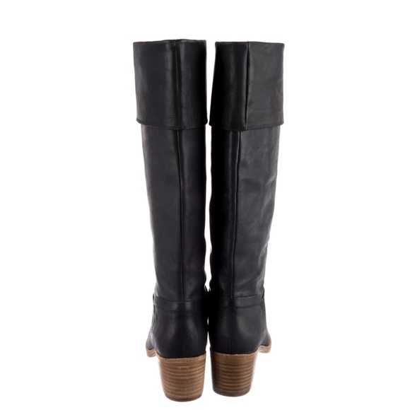 NEW UGG Knee-High Leather Riding Boots, Black - Picture 3 of 8